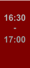 16:30 - 17:00