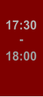 17:30 - 18:00