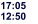 17:05 12:50