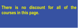 There is no discount for all of the courses in this page.